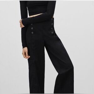 Talulu Black Sailor Pants